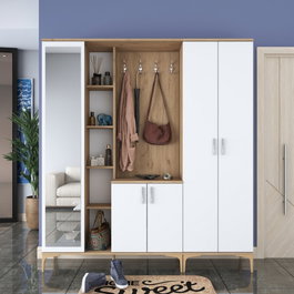 Hanah Home EA131 - 2801 Recibidor Nogal y Blanco